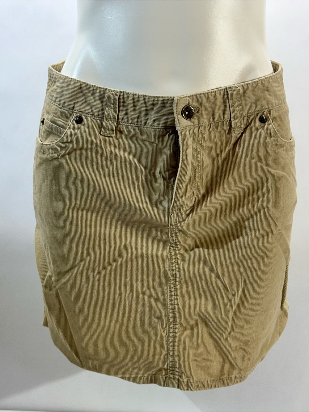 Vineyard Vines Tan Corduroy Mini Skort